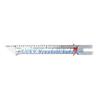 J0MC Metal Fabric Quilting Ruler Sliding Gauges Measuring Sewing Ruler for Clothing