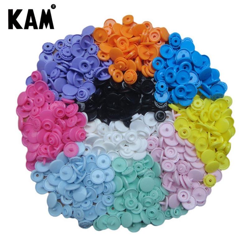 Hualian KAM T5 Four-Hole Resin Snap Buttons, 1.2CM, 150 Sets