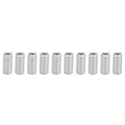 10Pcs Reparatur Mutter Schlitz Edelstahl Gewinde Verlängerung Reduzieren Hülse Conversion Kit
