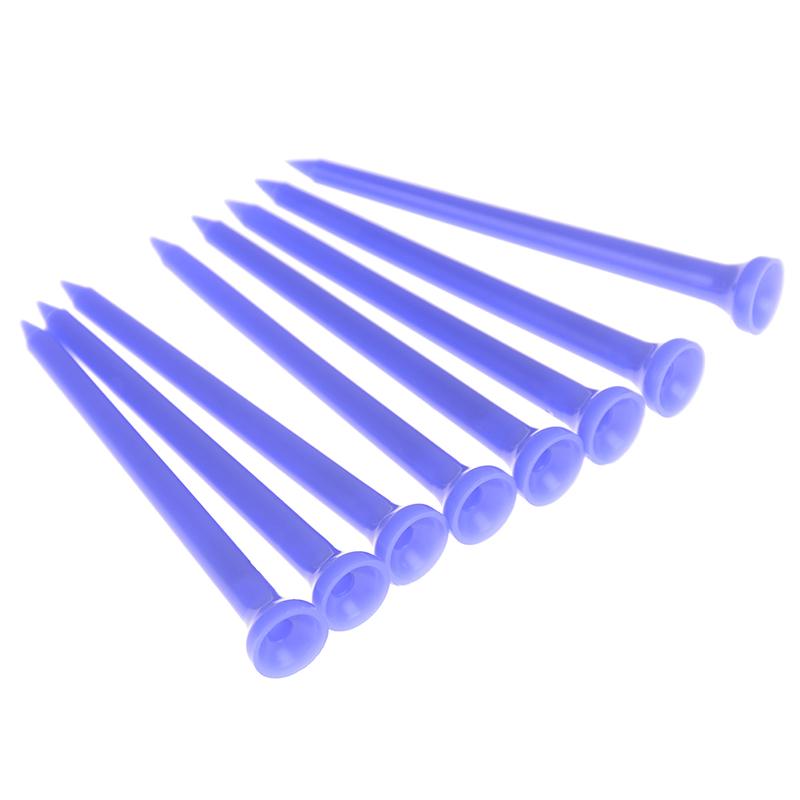 30 Stück/Packung Kunststoff-Golf-Tees, mehrfarbig, 8,3 cm, Kunststoff-Golf-Tee-Zubehör