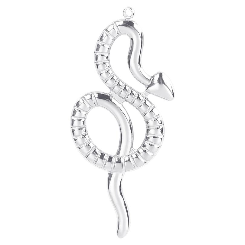 Different Style 3pcs Serpent Charm Stainless Steel Pendant Snake Pendant Charms For Jewelry Making Supplies Animal Punk Material
