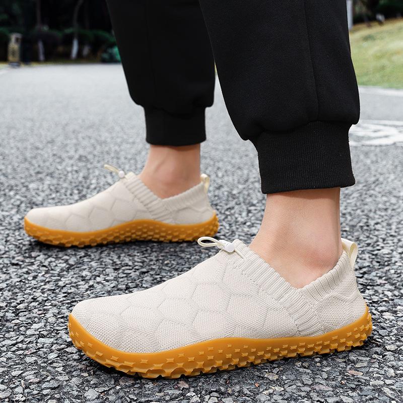 Wide Head Shoes Wide Palm Barefoot Shoes Men's and Women's Couples' Casual Fitness Sports Casual Flying Woven Wide Last Shoes