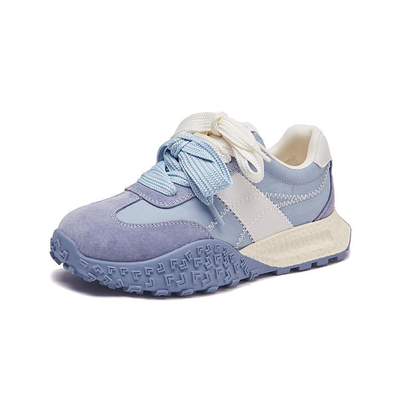 New Dad shoes for women, fashionable thick-soled sports single shoes