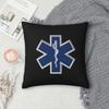 Emt Star Of Life  Square Pillowcase Pillow Cover Cushion Throw Pillow for Home Sofa Living Room