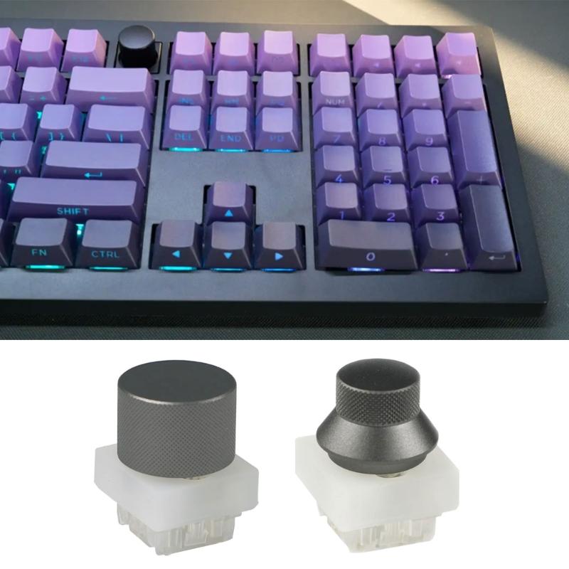 User Friendly Control Capacity Knob Switches for GK980 GK75 Keyboards Including Rapid Attachment Design