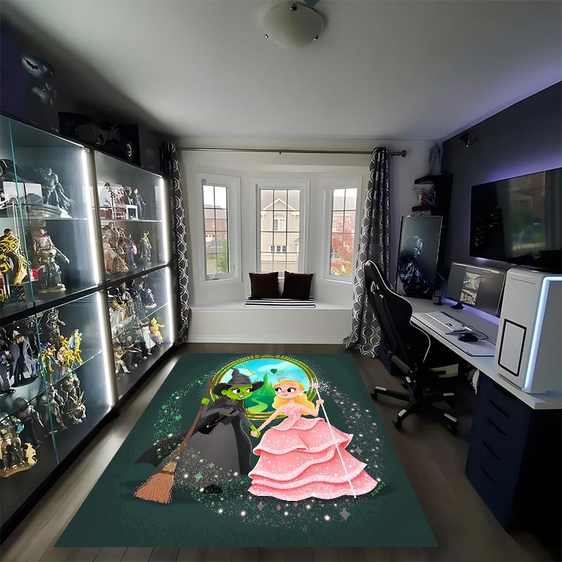 Wicked Printed Carpet, Rug for Office Chair Living Room Bedroom Kitchen Room Decor Gifts.