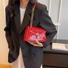 Alligator Print Crossbody Bag Shoulder Bag for Girl Women Solid Color Bag