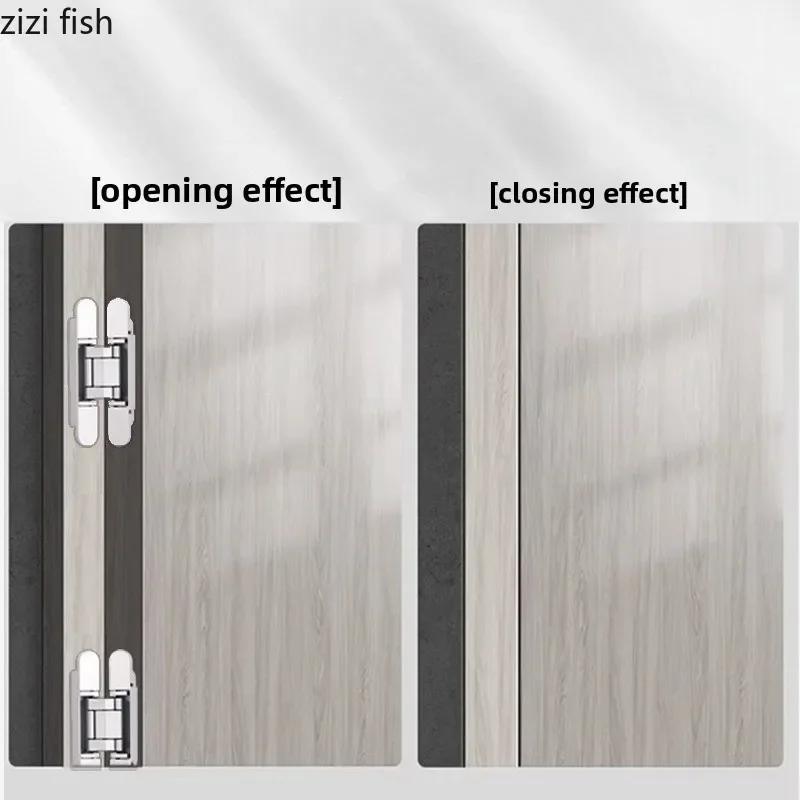 Dreidimensional Verstellbare Unsichtbare Scharniere Zinklegierung Möbelscharniere Verdeckte Türscharniere Falttür Stumme Scharniere