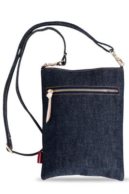 Need Network Smartphone Made In Japan with Crossbody Smartphone Shoulder Indigo Blue Pouch, Denim, Women's Bag,