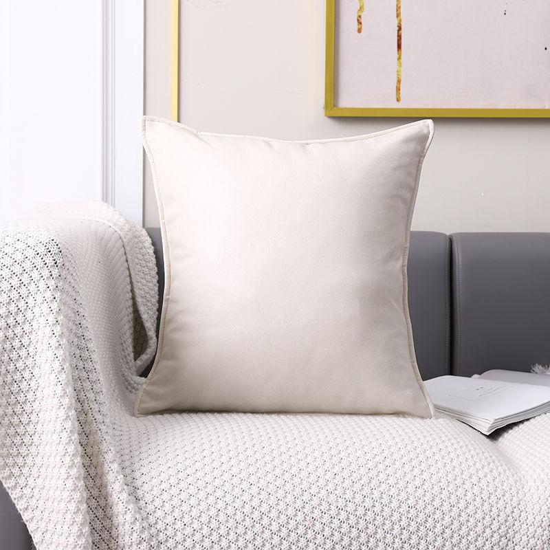45X45Cm Single Pillow Cover Windproof Pillow Soft Bag Cushion Office Pillow Waist Pillow Cover Sofa Throw Pillow Cover Coreless