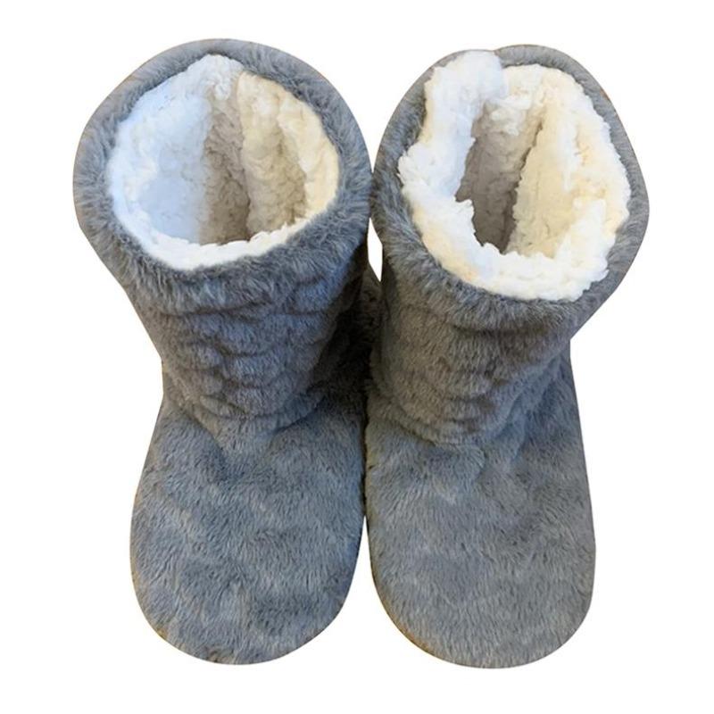 Coppia invernale Pantofole calde antiscivolo addensate più calzini da interno in velluto Scarpe da pavimento morbide