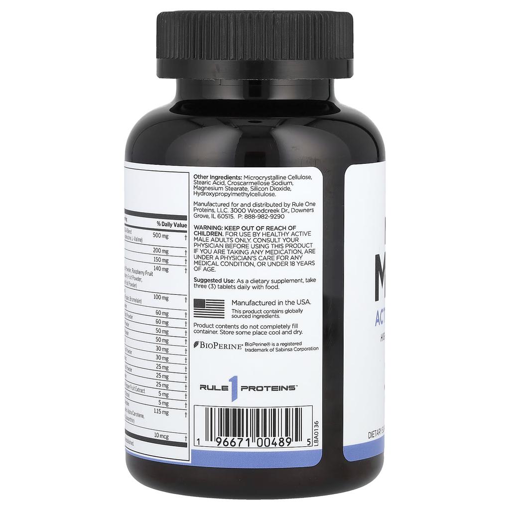 Rule One Proteins, Men‘s Multi™, Aktiver Lebensstil, 90 Tabletten