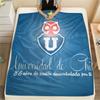 Universidad de Chile Football Club  Print Flannel Blanket, High quality Comfortable for All Seasons, Home Decor, Warmth and Comfort