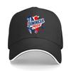 Vintage Dominikanische Stolzflagge Kunstwerk Sandwich Baseballkappe Sonnenkappe Outdoor-Workouts Hut