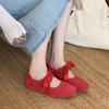 Fashion Fashion Shallow Ladies Mary Janes Flats Slip On Shoes Soft Female Round Toe Footwear Butterfly-Knot Women Flats Shoes New