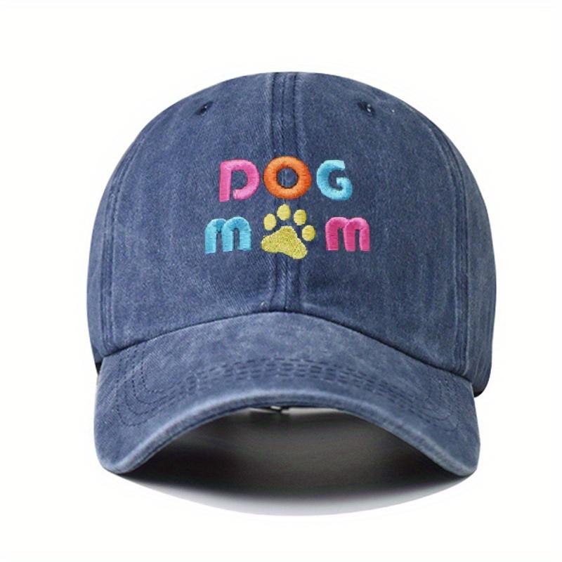 Look Stylish Custom Dog Mom Trucker Cowboy Golf Unisex Sun Hat With Custom Logo High Quality Baseball Hat