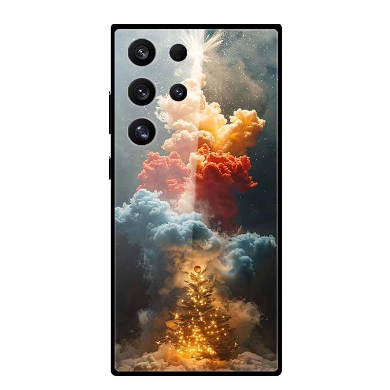 Handyhülle Für Samsung Galaxy S25 S24 Ultra Plus Luxus Schutzhülle Stoßfeste Abdeckung Für Samsung S 24 FE Hartes Gehärtetes Glas Schale