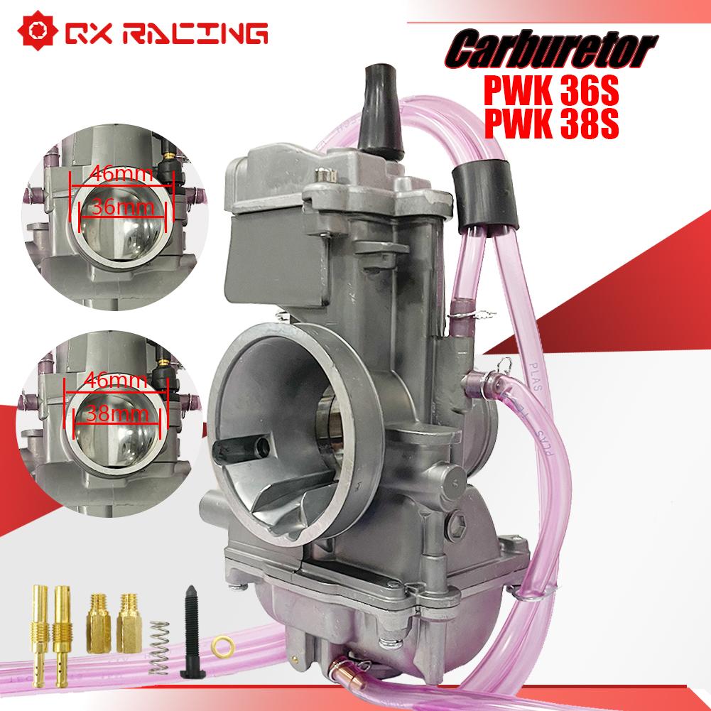 Motorcycle Carburetor Keihin PWK Carburetor PWK 36S 38S AG Air Striker For KT 250exc TE250 For Kawasaki Kx125 For Yamaha YZ250