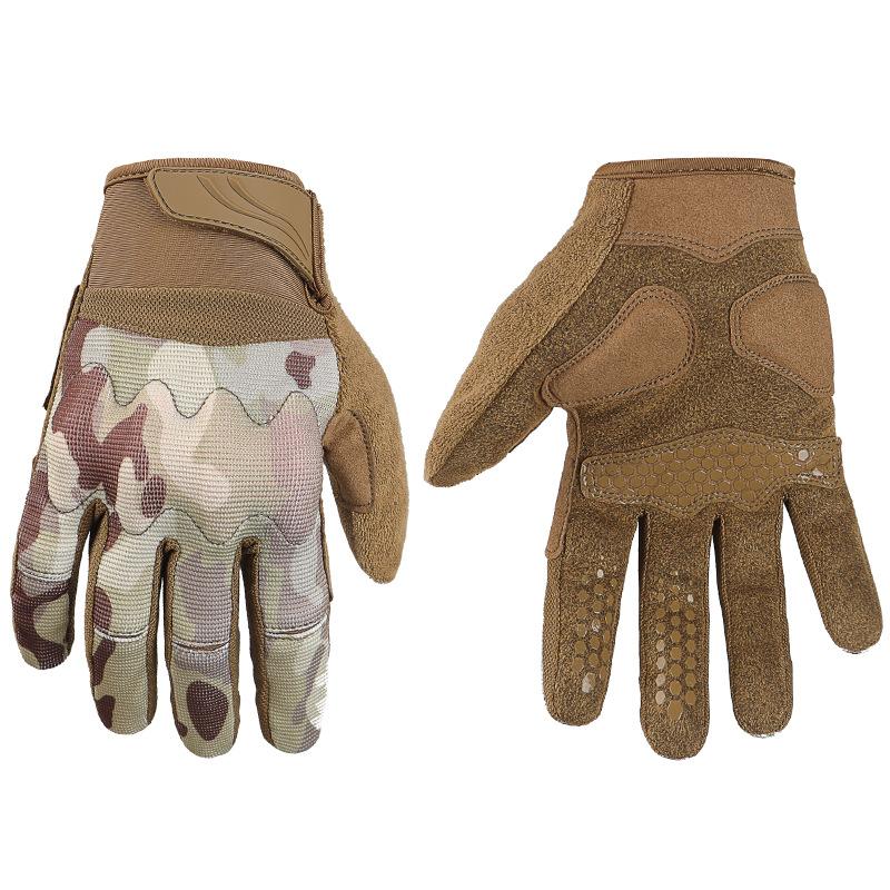 Full Finger Sports Outdoor Military Fan Motorcycle Special Forces Tactical Gloves Touch Screen Riding Super Technician Anti Slip