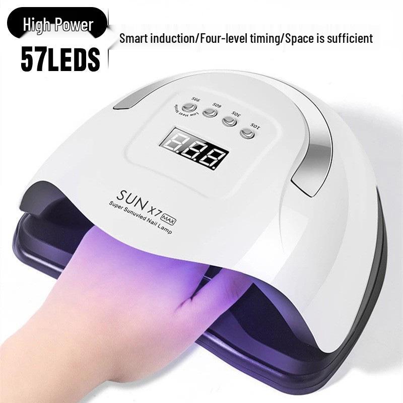X7Max Nail Lamp: Four-Speed Automatic Induction Gel Polish Curing Light