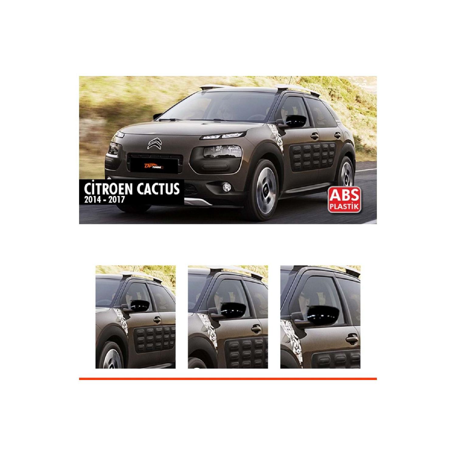 

For Citroen Cactus Batman Bat Mirror Cover Piano Black / 2014-2017