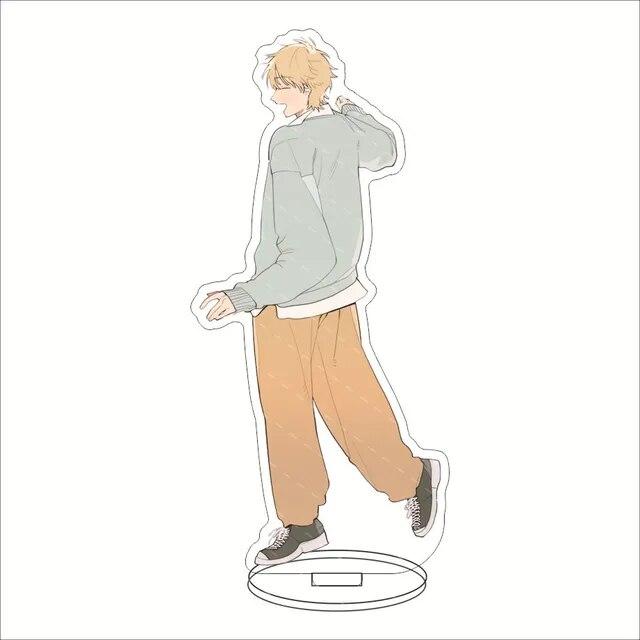 Manga Anime Skip und Loafer Cosplay Stand Modell Platte Schlüsselanhänger Niedlich Shima Sousuke Iwamura Mitsumi Acryl Schreibtisch Display