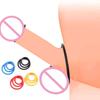 3Pcs Cock Ring Sex Toys For Men Delay Ejaculation Silicone Penis Ring Enlarge Enhance Erection Adult Supplies Remove Foreskin