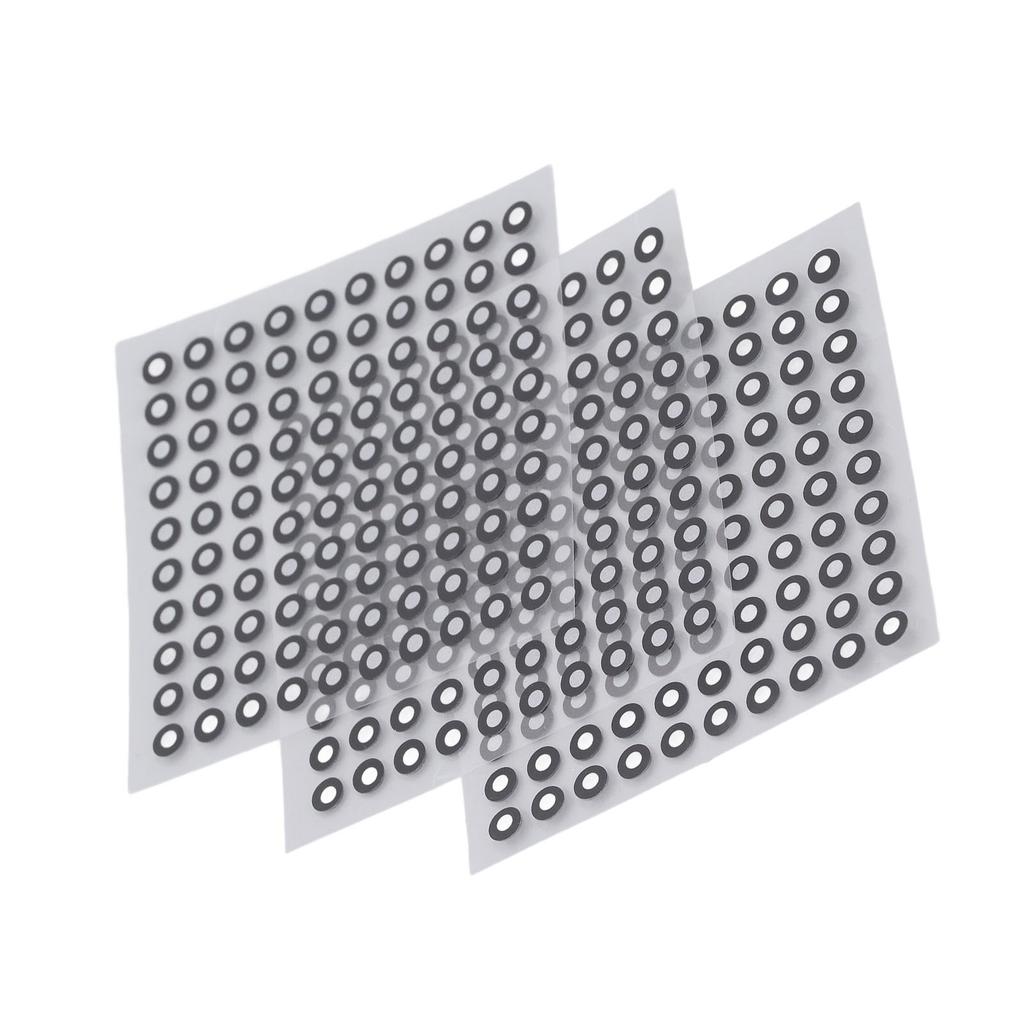 3 Sheets Scanner Positioning Points 3D Scanning Reflective Film Sticker Reference Marking Point 3mm ID 6mm OD