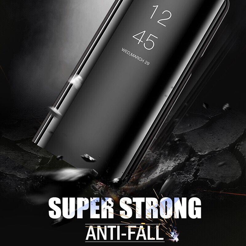 Custodia a Specchio Per Xiaomi Redmi 15C 14C MI 15T Pro 14T 13T Note 14 Pro Plus 13 Custodia Flip in Ecopelle con Supporto