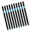 10 Stück Metallic-Marker Blaue Farbe Leuchtende Farben Ungiftig Geruchlos Schnelltrocknend Weit verbreitet Glasmarker für DIY-Design