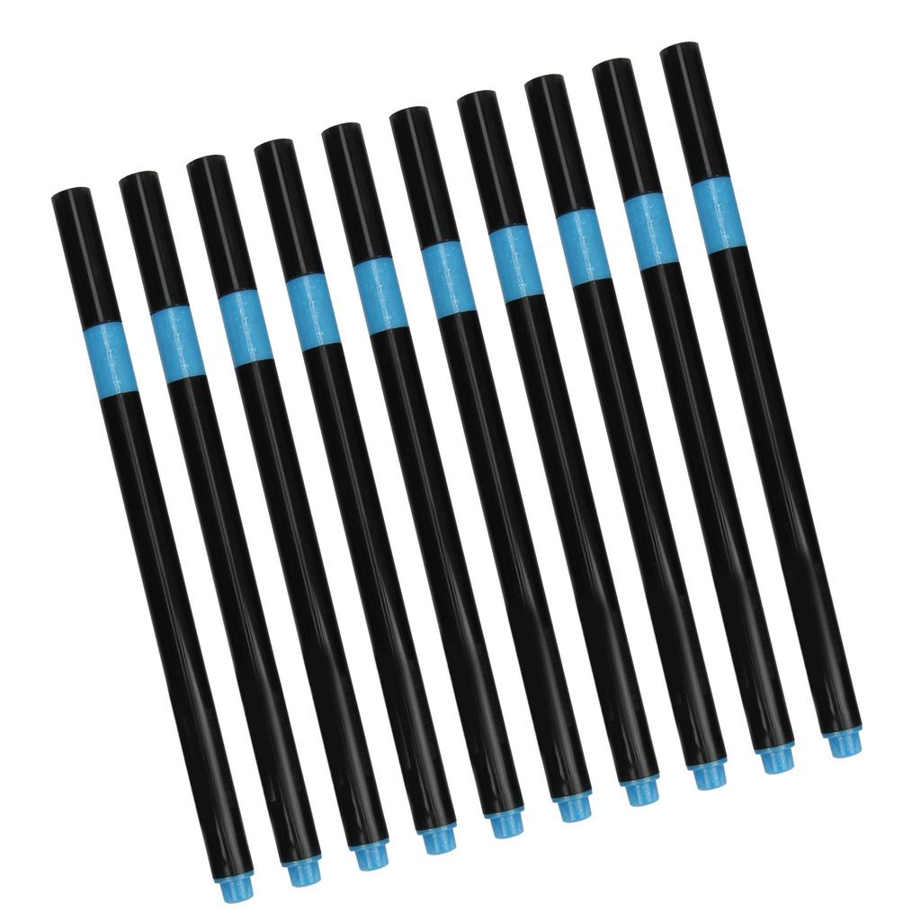 10Pcs Metallic Markers Blue Color Bright Colors Nontoxic Odorless Quick Drying Widely Used Glass Markers for DIY Design