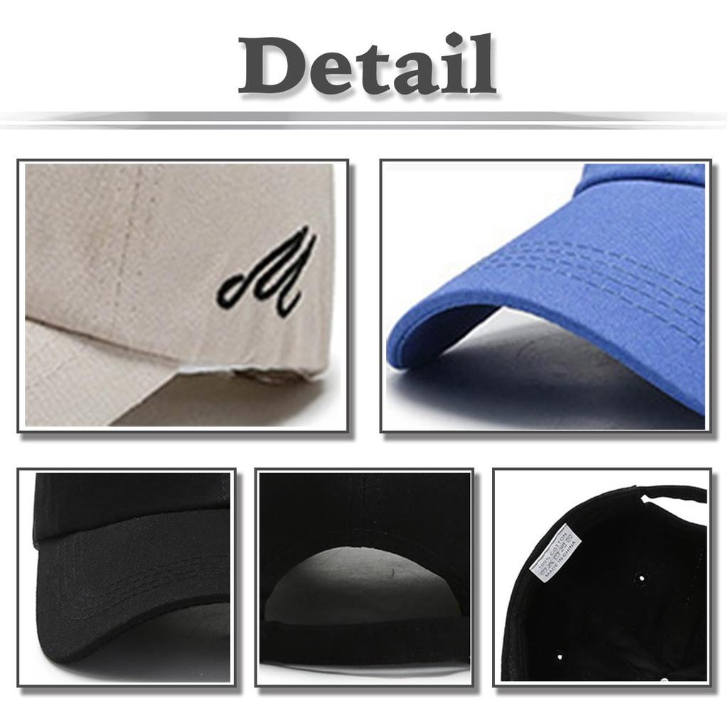 Baseball Englisch CA986 [White Fang] Hut, Kappe, Buchstaben, Schlicht, Schirm, Kappe, Stilvoll, Modisch, Cool, Herren (blau)