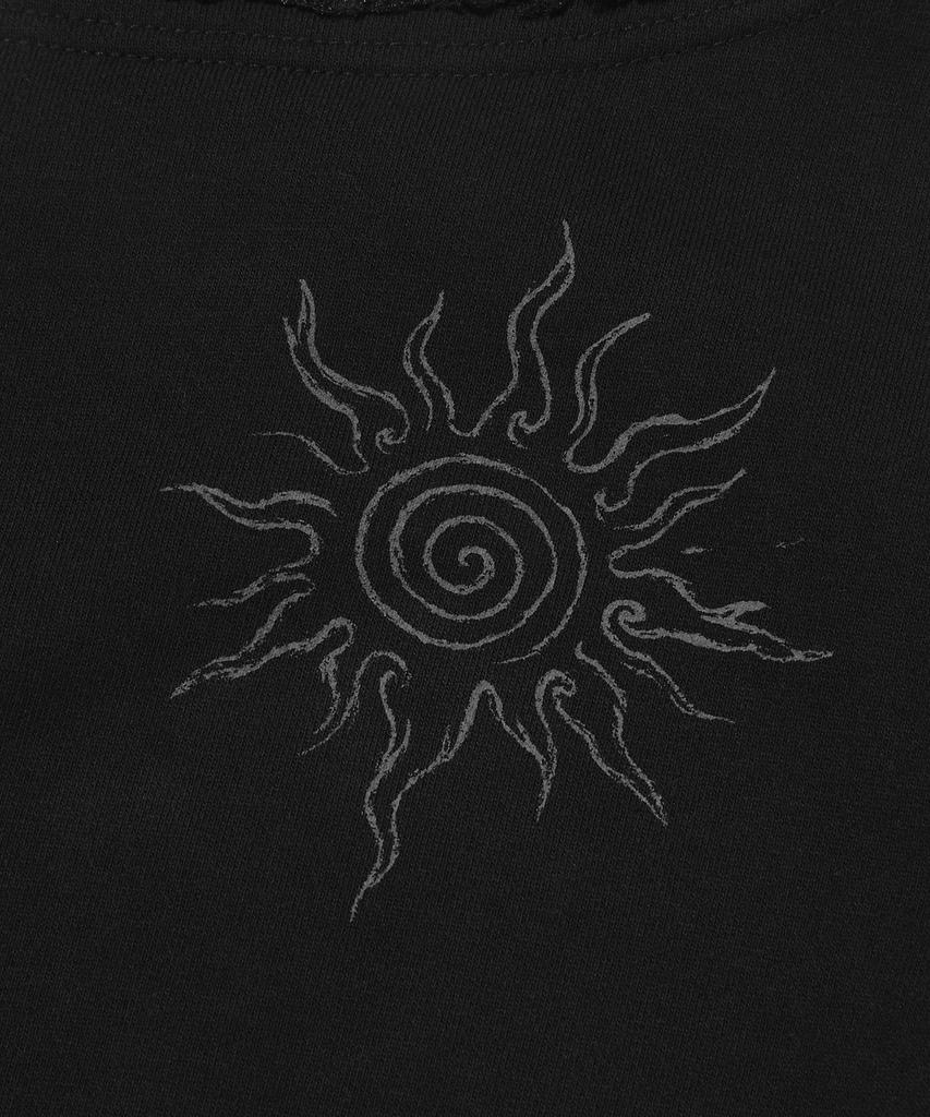 Seuweideu Sunny One Shoulder Crewneck [Black]