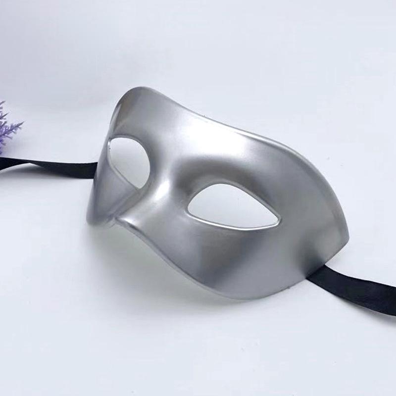 Retro Maskerade Halbgesichtsmaske Einfache Plastikmaske Partymaske Karneval Abschlussball Halloween Kostüme Accessoires Dekoration