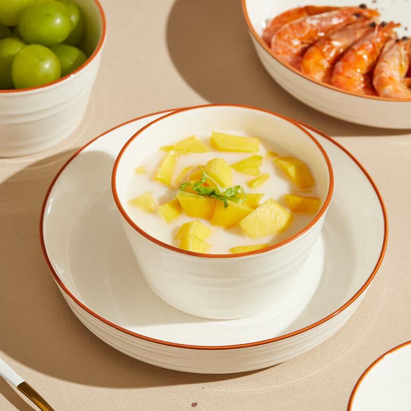 Youxia Lycra Ceramic 8-Piece Dinnerware Set