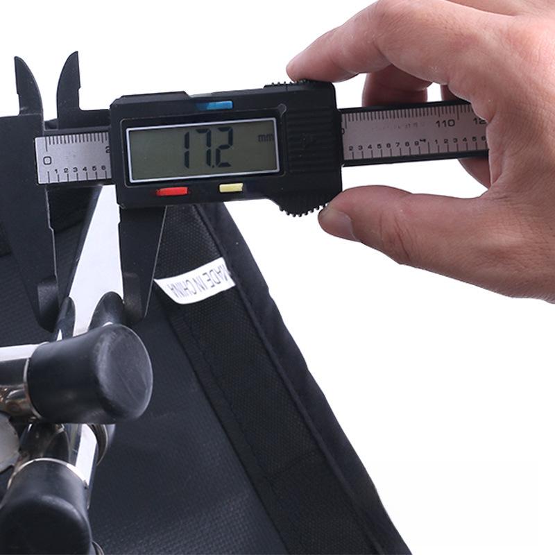 Telescopic Stainless Steel Folding Camping Stool - Portable Outdoor Chair for Fishing and Camping