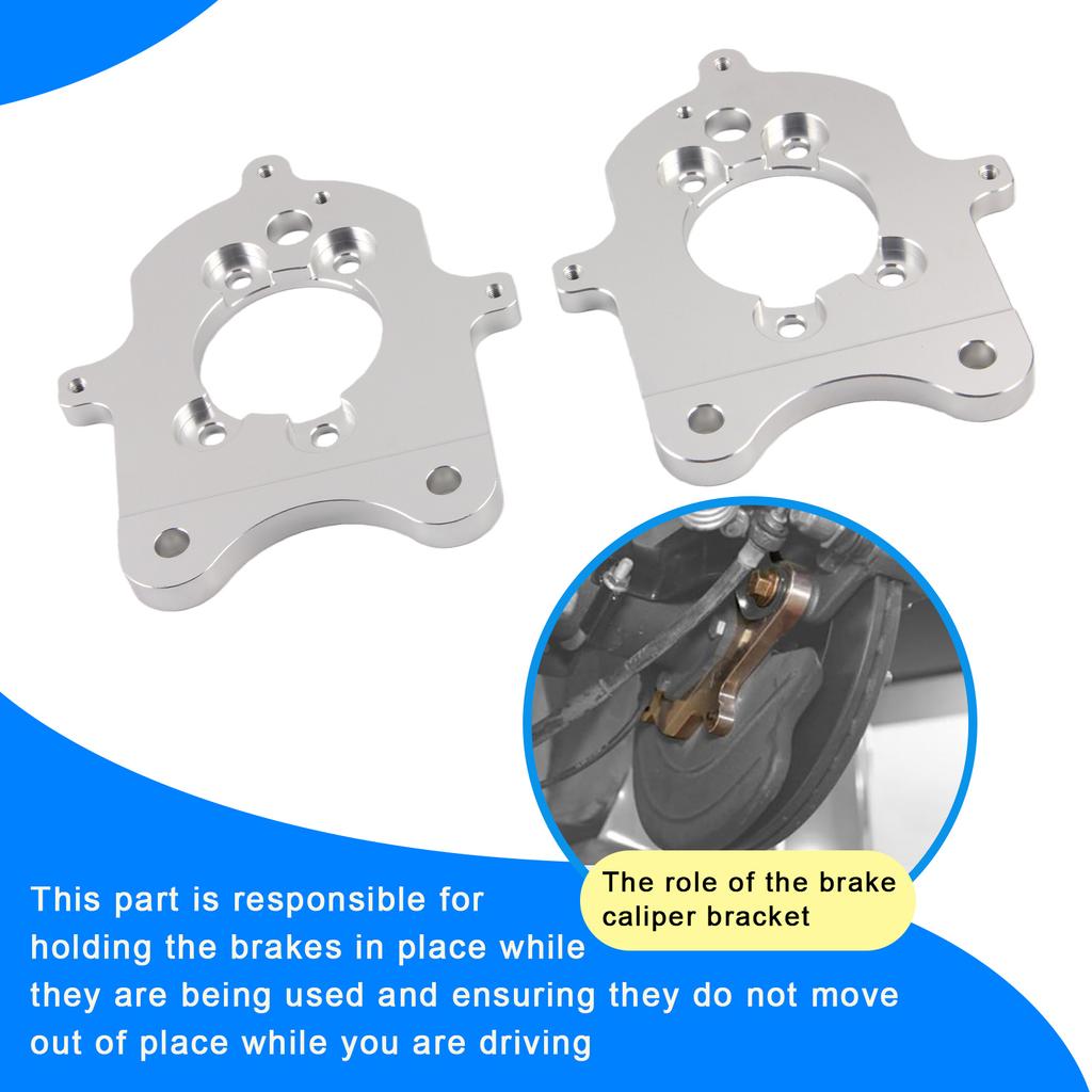 Rear Brake Caliper Mounting Bracket Conversion High Performance for SN95 Cobra GT V6