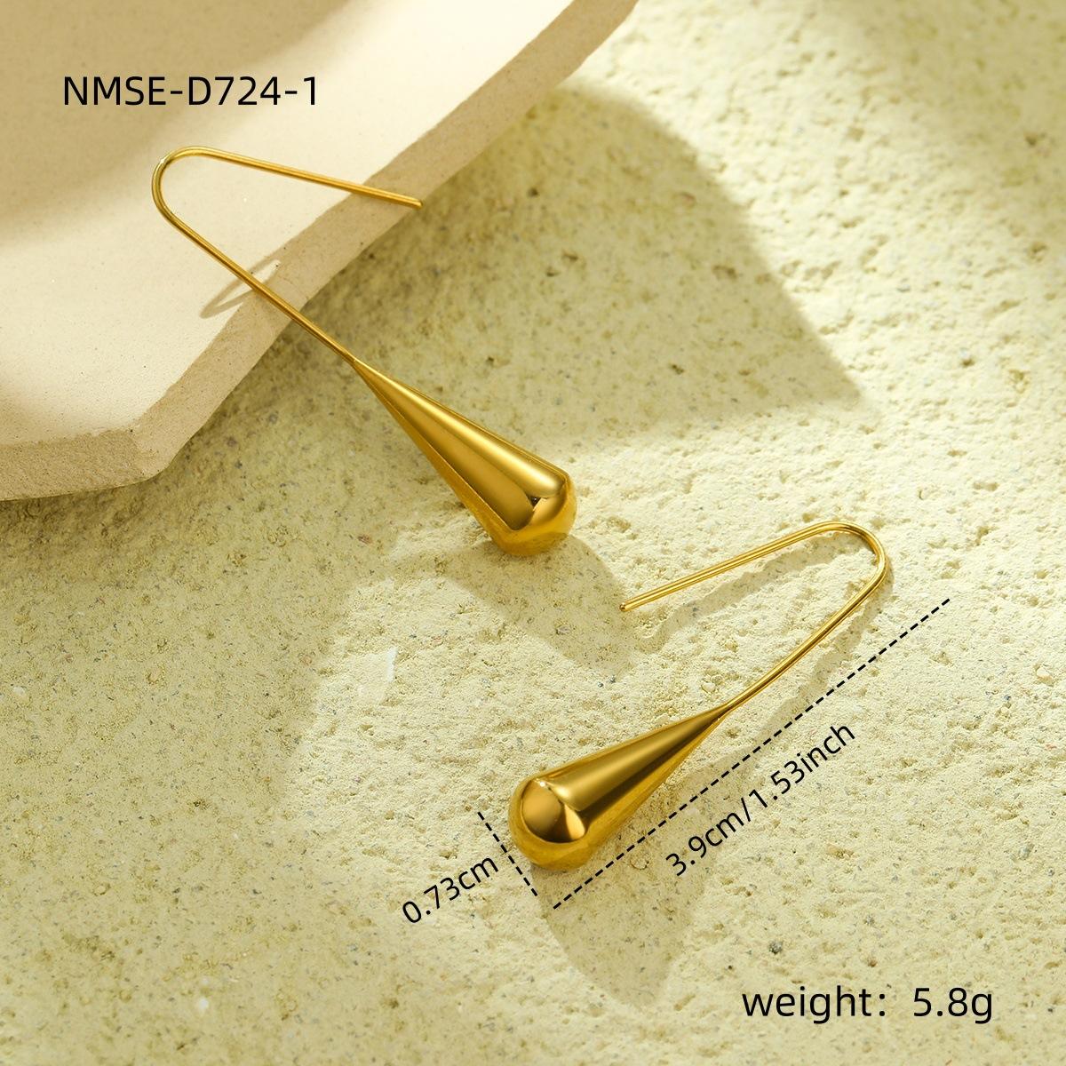 GEMCHIC Women s Stainless Steel Tassel Drop Earrings Geometric Dangle Earrings Luxury Fashion Jewelry