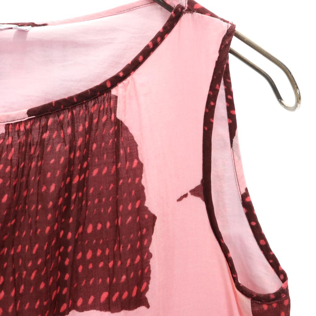 Marimekko Ärmelloses knielanges Kleid XS Rosa Damen Gebraucht