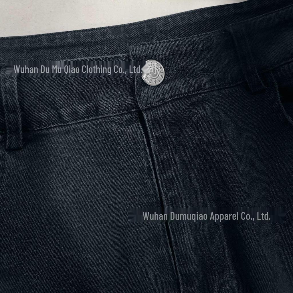 European & American Women's Versatile Loose Cropped Jeans with Pockets