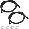 2PCS 27232 11/32"x36" Car Brake Booster Vacuum Hose Kit 300PSI with Clamps,Soft Power Brake Vacuum Lines Automotive As Replacement,Essential Brakes