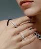Raindrop Jewelry Raindrop Stones Cuban Chain Ring [S925]