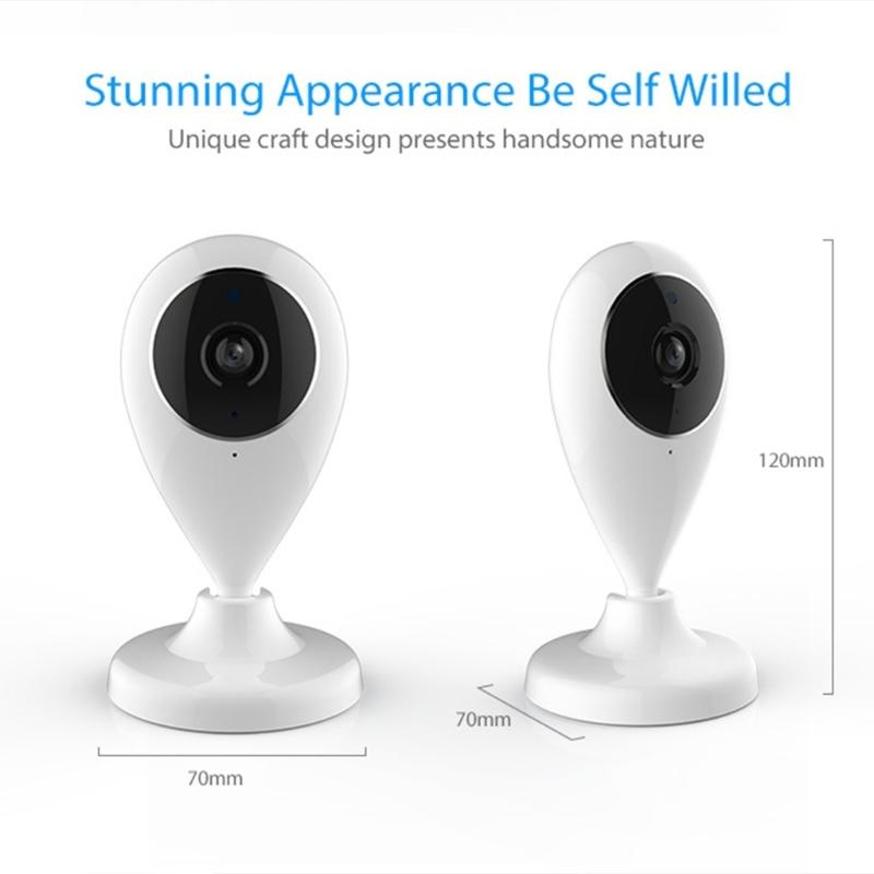 1080P WiFi Baby Monitor Camera With Real Time Sound Night Visioning Flexible Storages For Home Security System