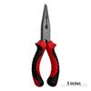 High-Carbon Steel Fishing Pliers with Tungsten Split Ring Opener