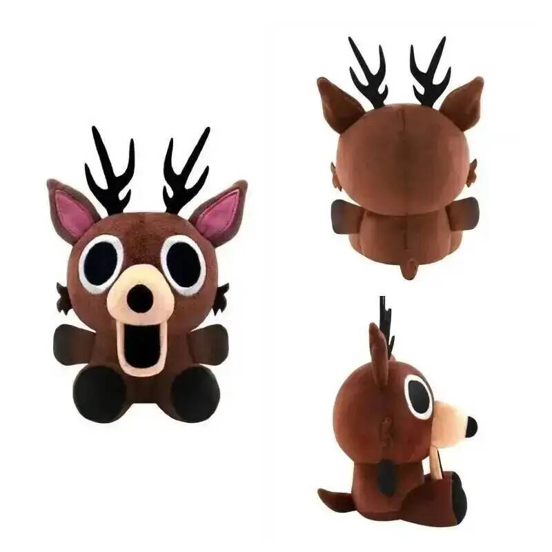 99 Nights Forest Plush Toys Sitting Standing Elk White Owl Stuffed Doll Pillow Gift For Kids