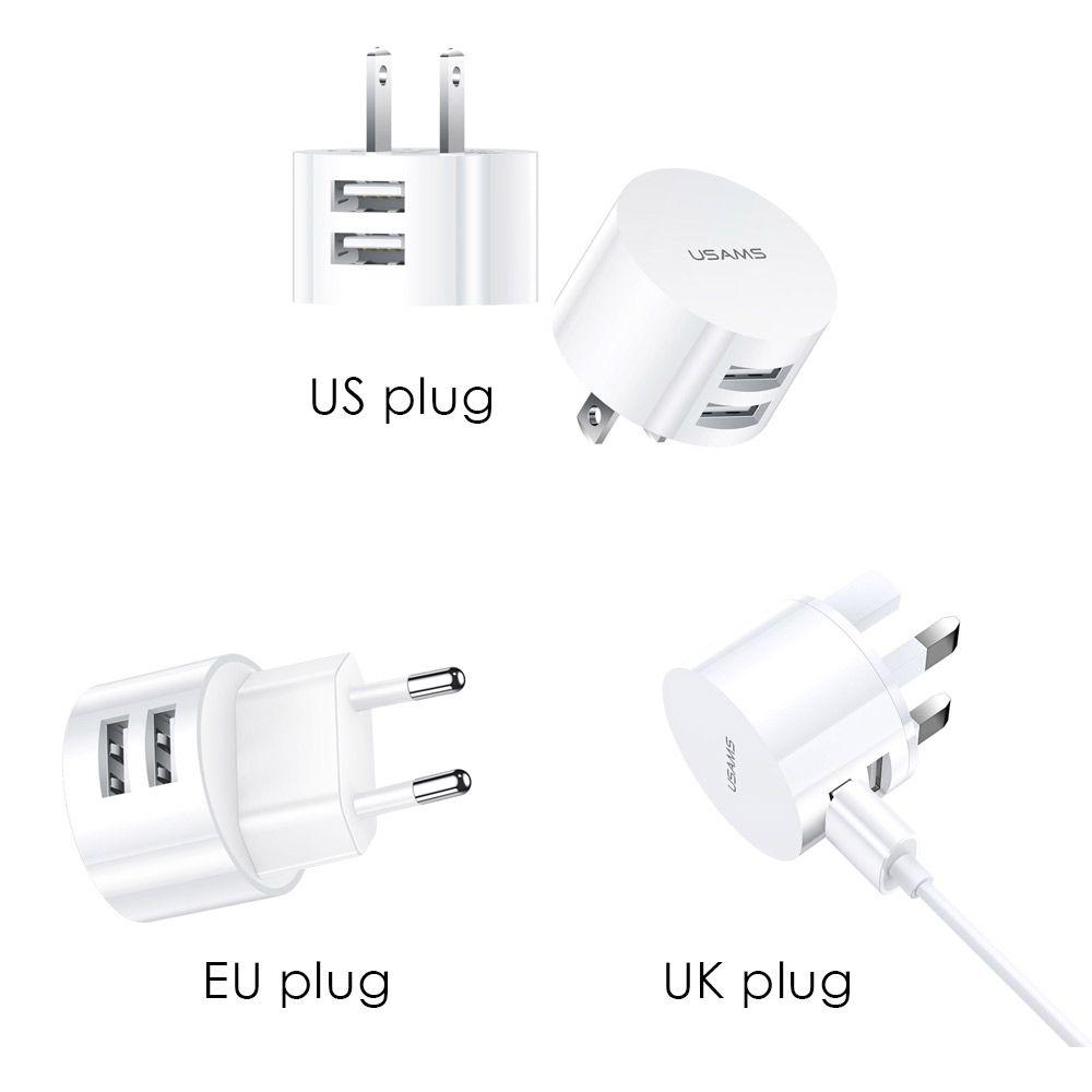 Mini 5V 2.1A Mobile Phone Charging Quick Charge Wall Charger Charging Adapter Travel Charger Dual USB Charger