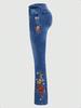 ATC08998 Women's High-Waisted Stretchy Slimming Embroidered Jeans
