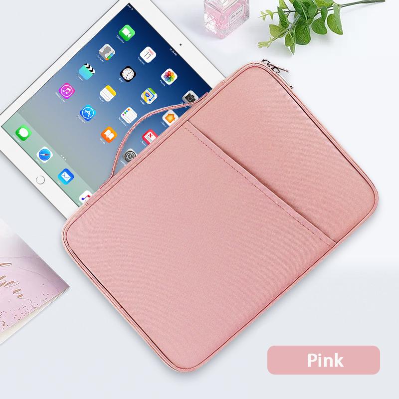 Housse Étui pour Ordinateur Portable pour Macbook Pro Air13 13.6 14 15 15.6 16 Housse Imperméable pour Ordinateur Portable pour Lenovo HP Xiaomi Sac Funda 15-16inch(38x27x3cm) rose