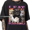 I Eat Microplastics Cat Shirt, Funny Meme Gen Z Humor Tee