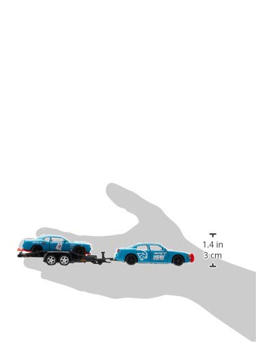 SIKU Dodge Charger Trailer with Dodge Racing Loading, Ages 3+, SK2565